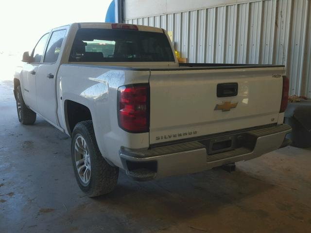 3GCUKREC0EG254359 - 2014 CHEVROLET SILVERADO WHITE photo 3