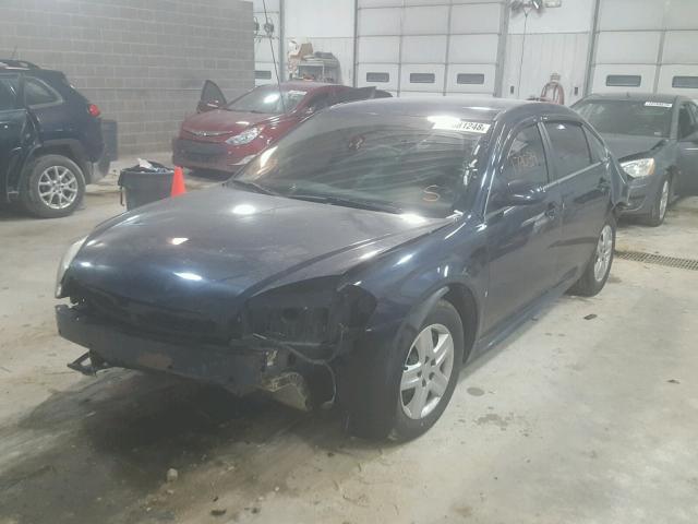 2G1WB57K691323181 - 2009 CHEVROLET IMPALA LS BLUE photo 2