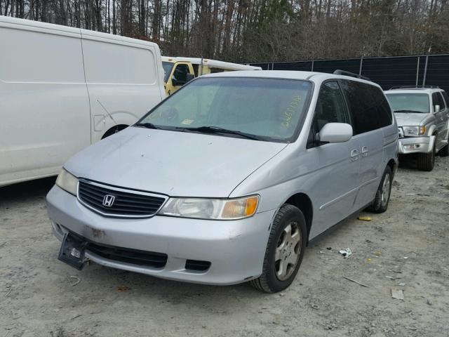 2HKRL18651H574529 - 2001 HONDA ODYSSEY EX GRAY photo 2