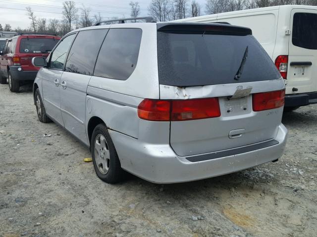 2HKRL18651H574529 - 2001 HONDA ODYSSEY EX GRAY photo 3