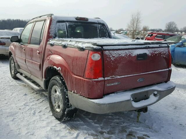 1FMZU77E23UA18563 - 2003 FORD EXPLORER S RED photo 3