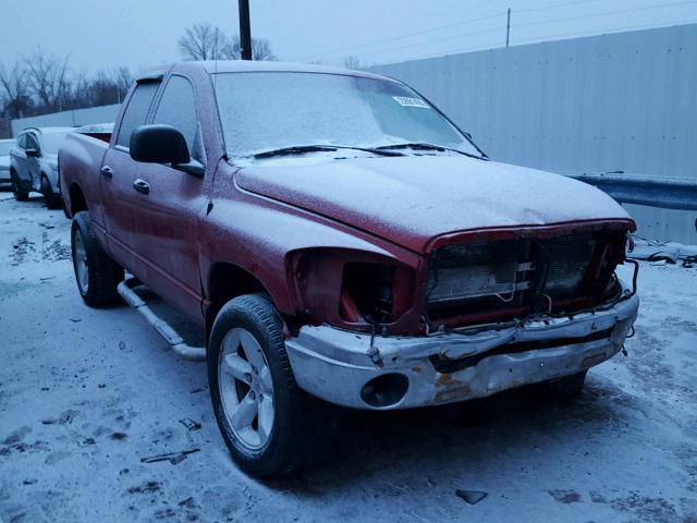 1D7HU18P97S270069 - 2007 DODGE RAM 1500 S RED photo 1