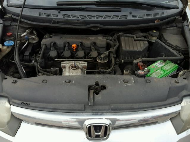 2HGFA16826H505070 - 2006 HONDA CIVIC EX SILVER photo 7