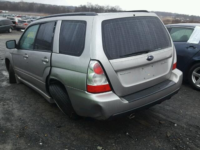 JF1SG65656H720897 - 2006 SUBARU FORESTER 2 SILVER photo 3