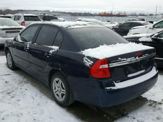 1G1ZS58F87F274974 - 2007 CHEVROLET MALIBU LS BLUE photo 3