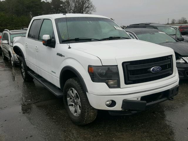 1FTFW1ET5DFE04691 - 2013 FORD F150 SUPER WHITE photo 1