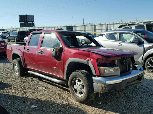 1GCDT136048133797 - 2004 CHEVROLET COLORADO BURGUNDY photo 1