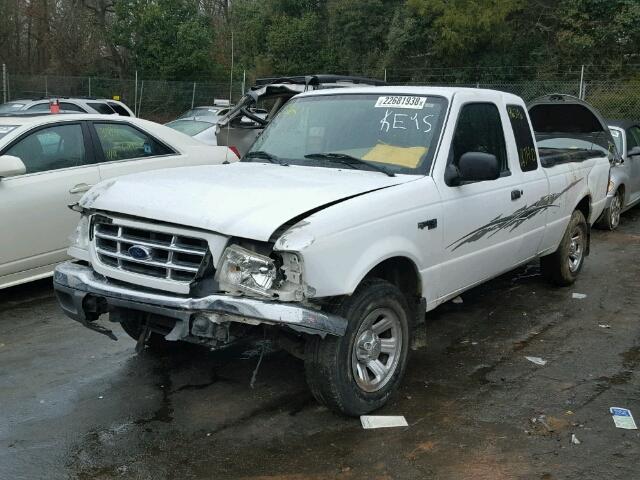 1FTYR44V23TA06374 - 2003 FORD RANGER SUP WHITE photo 2