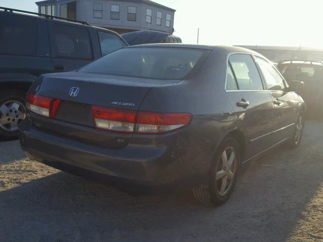 1HGCM56663A083430 - 2003 HONDA ACCORD EX GRAY photo 4