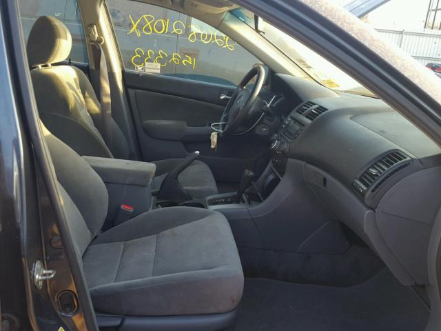 1HGCM56663A083430 - 2003 HONDA ACCORD EX GRAY photo 5