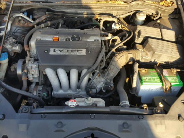 1HGCM56663A083430 - 2003 HONDA ACCORD EX GRAY photo 7