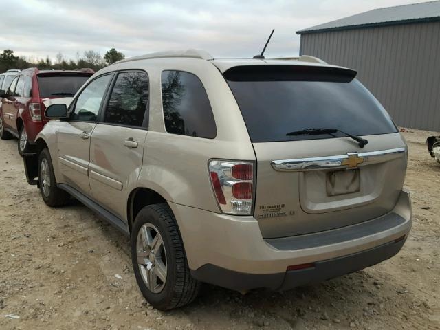 2CNDL33F396229699 - 2009 CHEVROLET EQUINOX LT BEIGE photo 3