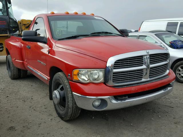 3D7MA46C54G172524 - 2004 DODGE RAM 3500 S RED photo 1