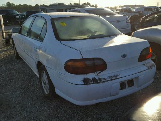 1G1NE52MXW6166156 - 1998 CHEVROLET MALIBU LS WHITE photo 3