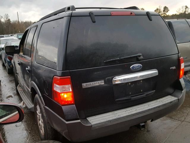 1FMFU15557LA54441 - 2007 FORD EXPEDITION BLACK photo 3