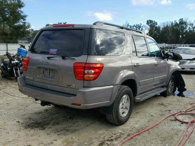 5TDZT38A42S083011 - 2002 TOYOTA SEQUOIA LI TAN photo 4