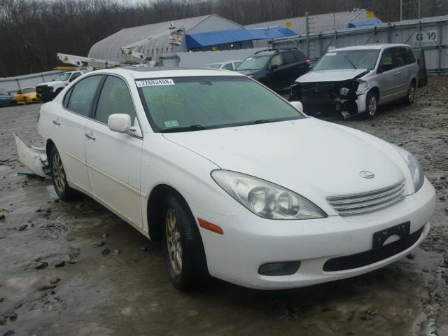 JTHBA30G845037891 - 2004 LEXUS ES 330 WHITE photo 1