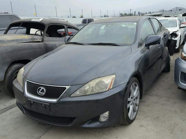 JTHBK262665014115 - 2006 LEXUS IS 250 BLACK photo 2