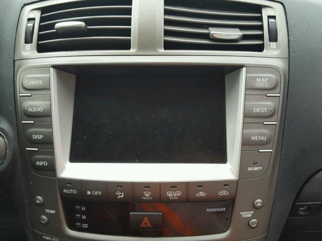 JTHBK262665014115 - 2006 LEXUS IS 250 BLACK photo 9