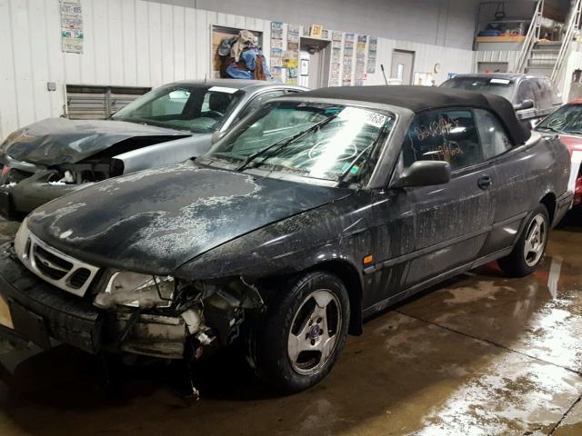 YS3DD78N9X7000345 - 1999 SAAB 9-3 S BLACK photo 2