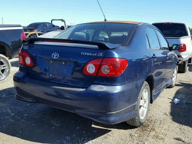 1NXBR32E67Z870794 - 2007 TOYOTA COROLLA CE BLUE photo 4