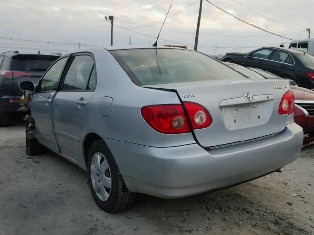 2T1BR30E86C618001 - 2006 TOYOTA COROLLA CE SILVER photo 3