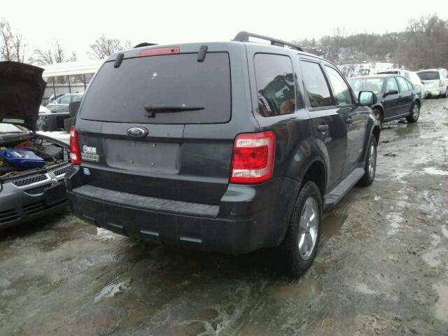 1FMCU03148KB67365 - 2008 FORD ESCAPE XLT GRAY photo 4