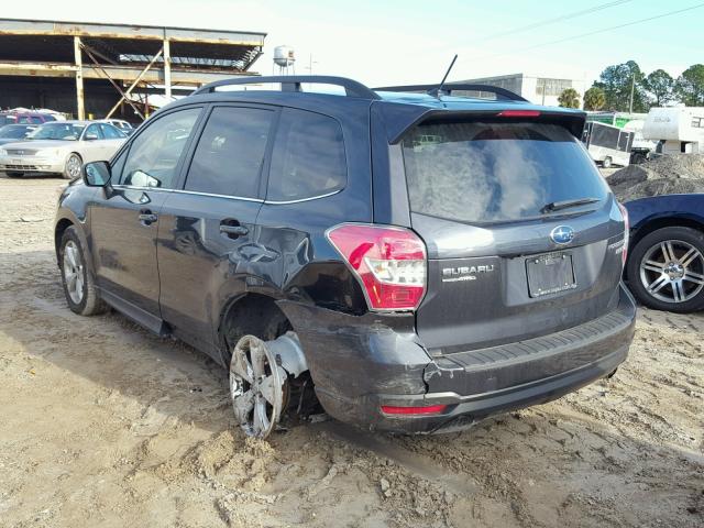 JF2SJAHC9FH441745 - 2015 SUBARU FORESTER 2 GRAY photo 3