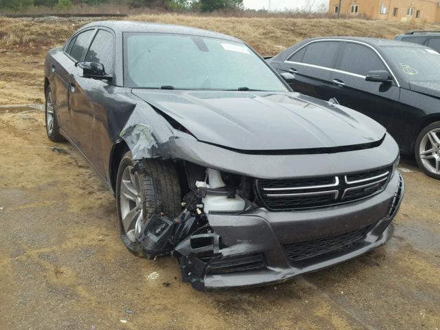 2C3CDXBG8FH896948 - 2015 DODGE CHARGER SE GRAY photo 1