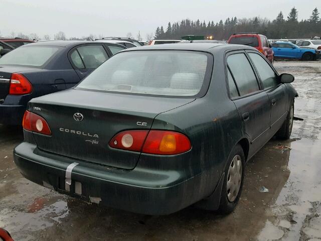 2T1BR12E42C866788 - 2002 TOYOTA COROLLA CE GREEN photo 4