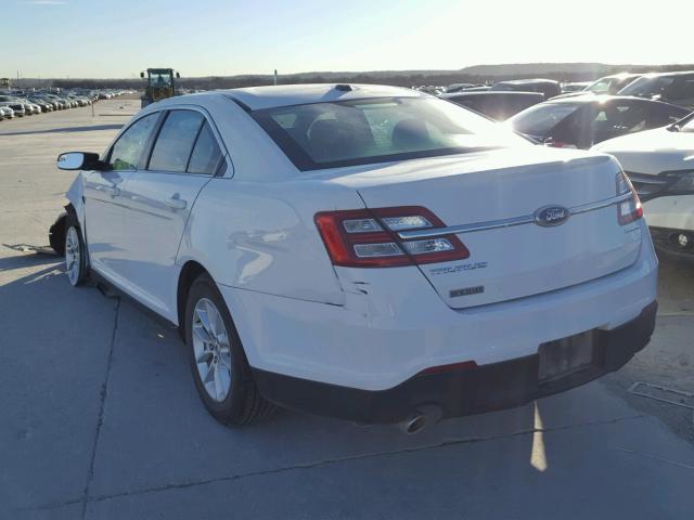 1FAHP2D84EG164494 - 2014 FORD TAURUS SE WHITE photo 3