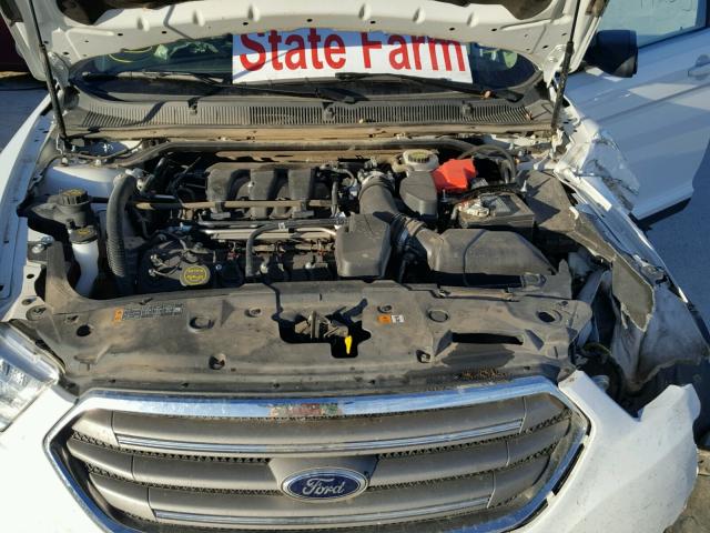 1FAHP2D84EG164494 - 2014 FORD TAURUS SE WHITE photo 7