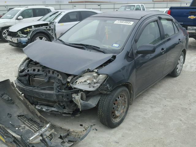 JTDBT923X71110828 - 2007 TOYOTA YARIS BLACK photo 2