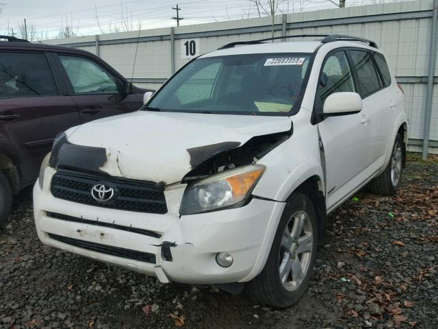 JTMBD32VX75053552 - 2007 TOYOTA RAV4 SPORT WHITE photo 2