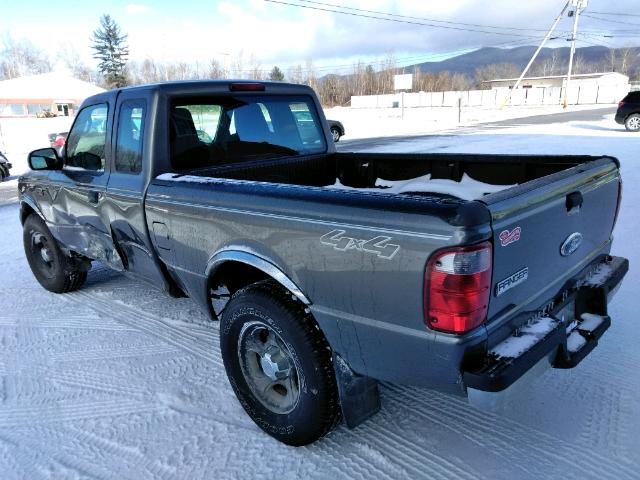 1FTYR15E35PA68701 - 2005 FORD RANGER SUP GRAY photo 3