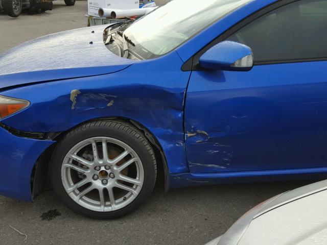 JTKDE167560136252 - 2006 TOYOTA SCION TC 蓝色 照片 9