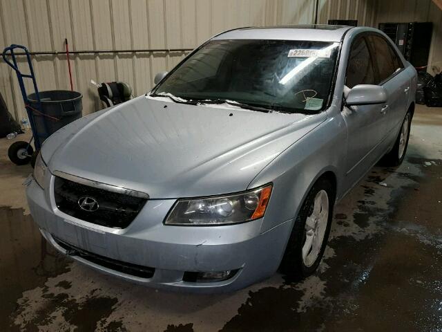 5NPET46F56H113518 - 2006 HYUNDAI SONATA GL SILVER photo 2