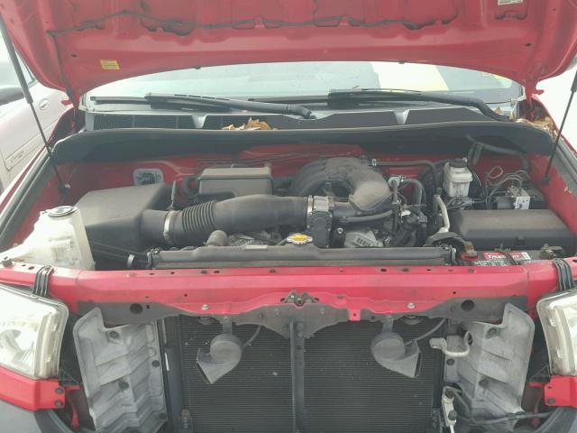 5TFRU5F16DX028861 - 2013 TOYOTA TUNDRA DOU RED photo 7