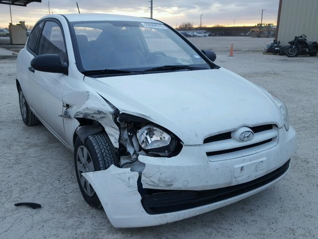 KMHCM36C99U132535 - 2009 HYUNDAI ACCENT GS WHITE photo 1