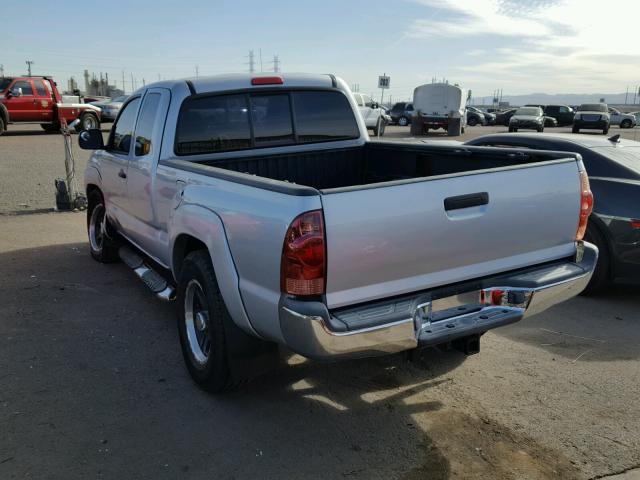 5TETU62N35Z017427 - 2005 TOYOTA TACOMA PRE GRAY photo 3