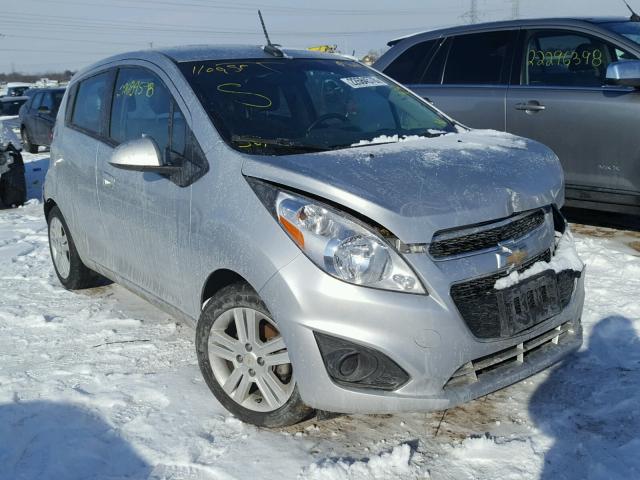 KL8CD6S95EC554164 - 2014 CHEVROLET SPARK 1LT SILVER photo 1