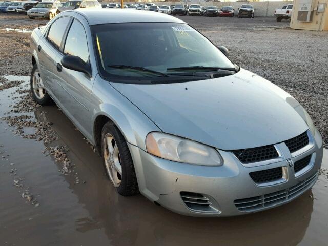 1B3EL36R24N278929 - 2004 DODGE STRATUS SE GREEN photo 1