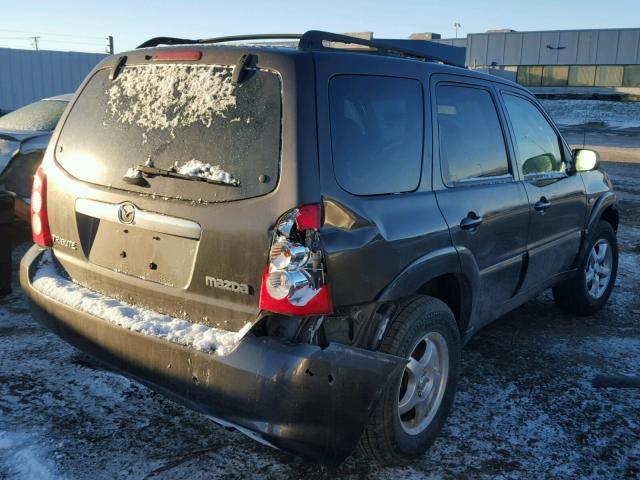 4F2YZ94176KM20478 - 2006 MAZDA TRIBUTE S BROWN photo 4