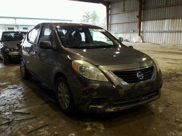 3N1CN7AP2CL838852 - 2012 NISSAN VERSA S BROWN photo 1