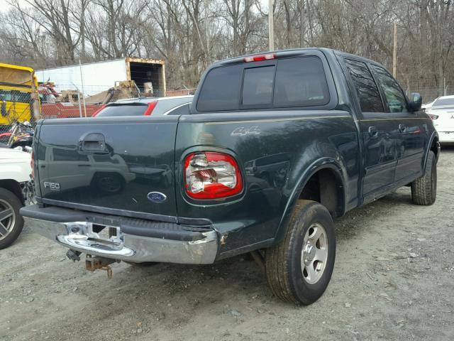 1FTRW08L72KA11640 - 2002 FORD F150 SUPER GREEN photo 4