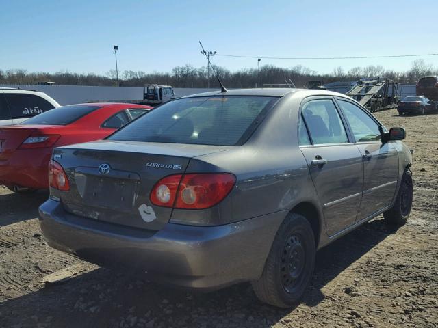 2T1BR32E25C421059 - 2005 TOYOTA COROLLA CE GRAY photo 4