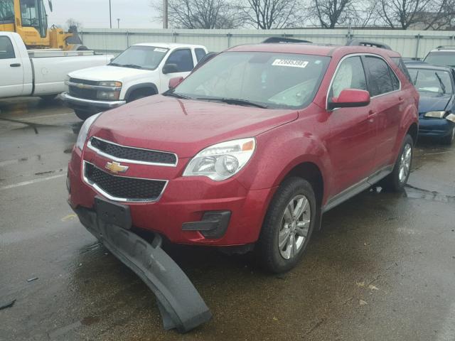 1GNALDEK5DZ104070 - 2013 CHEVROLET EQUINOX LT RED photo 2