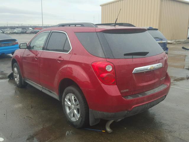 1GNALDEK5DZ104070 - 2013 CHEVROLET EQUINOX LT RED photo 3