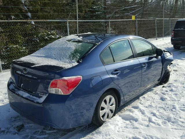 JF1GJAA60DH012005 - 2013 SUBARU IMPREZA BA BLUE photo 4