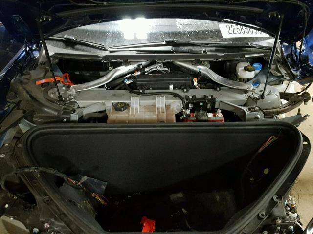 5YJSA1E21GF142570 - 2016 TESLA MODEL S BLUE photo 7